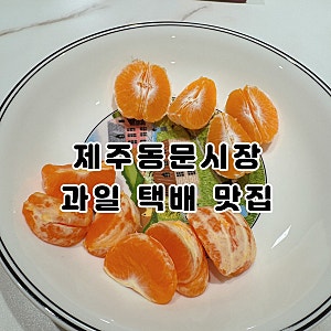 제주 동문시장 과일 택배 친절한 진미농수산 재방문 후기,  가을향 홍매향 맛집