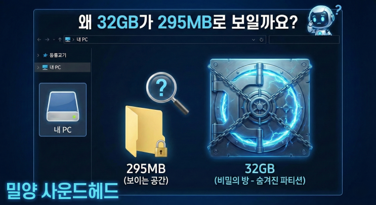  [블랙박스] 사고 났는데 영상이 없다? 32GB 메모리가 295MB로 뜨는 충격적인 이유 (TAT 방식 완벽 정리)밀양