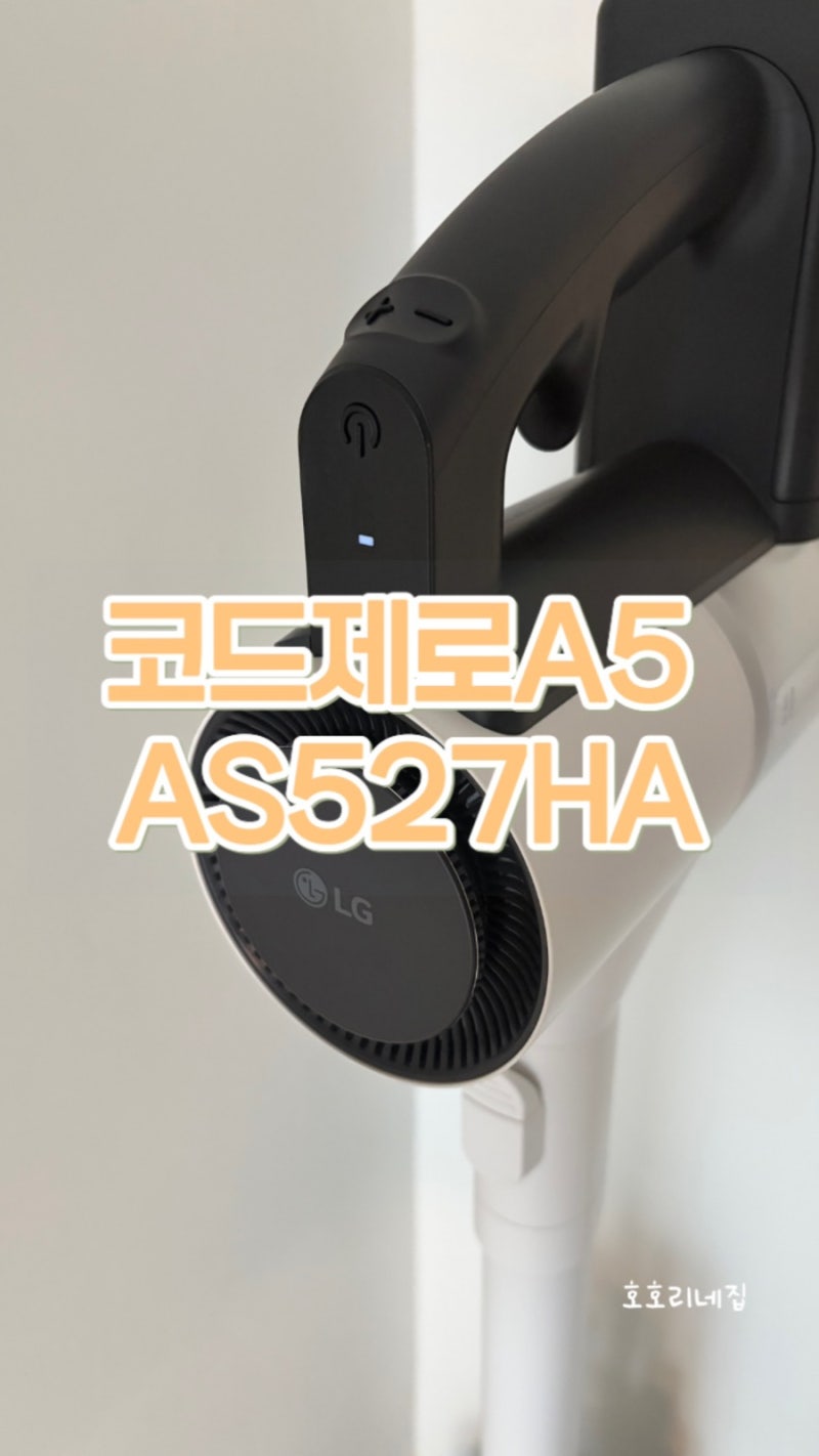 LG 코드제로 A5무선청소기 2주 사용한 내돈내산 솔직후기 (AS527HA)