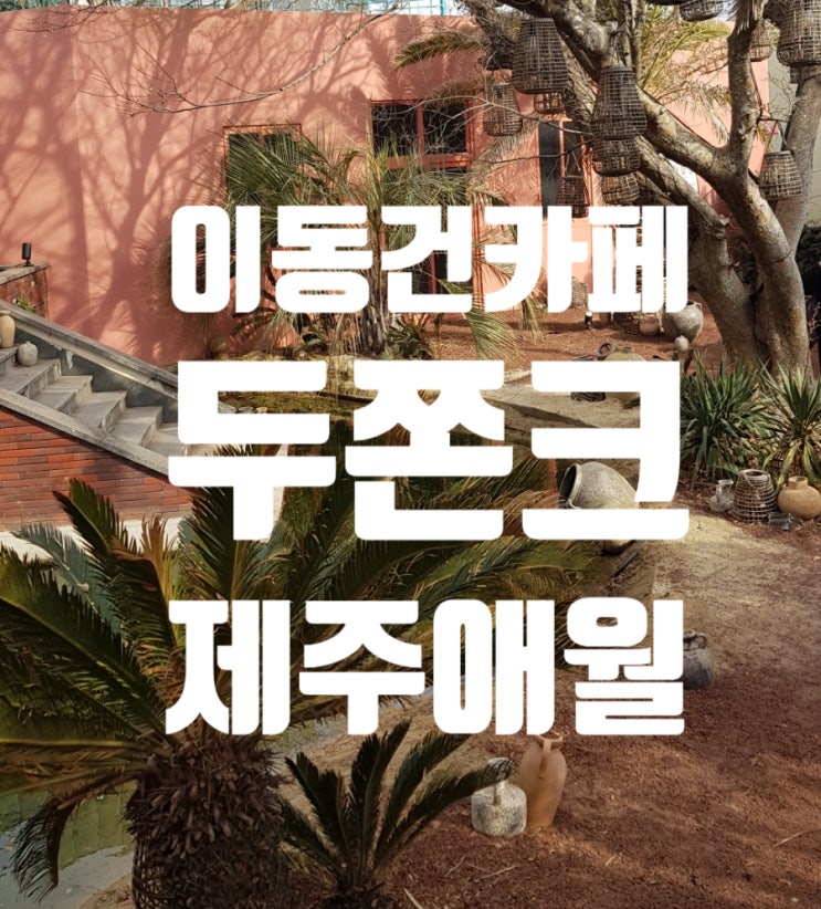  제주 이동건 카페에서 두쫀쿠 쫀득쿠키 먹어 봤어요