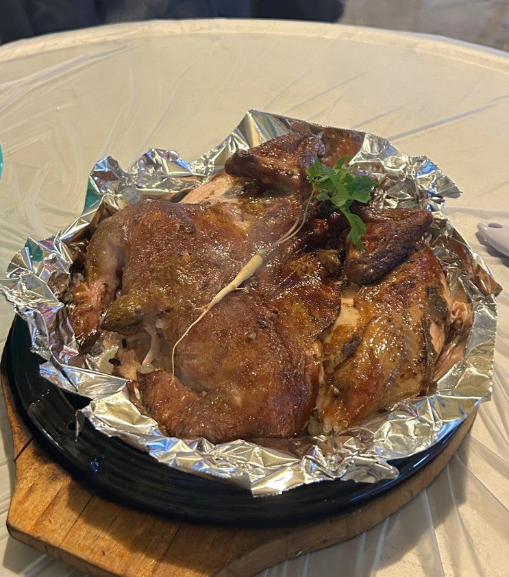   [통영 참나무장작구이통닭 죽림점] 통영 치킨집 중에 참나무로 구워주는 곳이 있다고? (+누룽지도 줌)｜죽림맛집