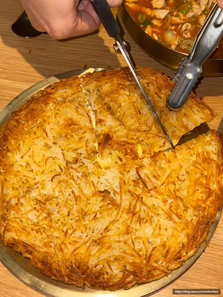  막걸리 안주추천 치즈감자전 어때 역삼역 맛집 선덕칼국수
