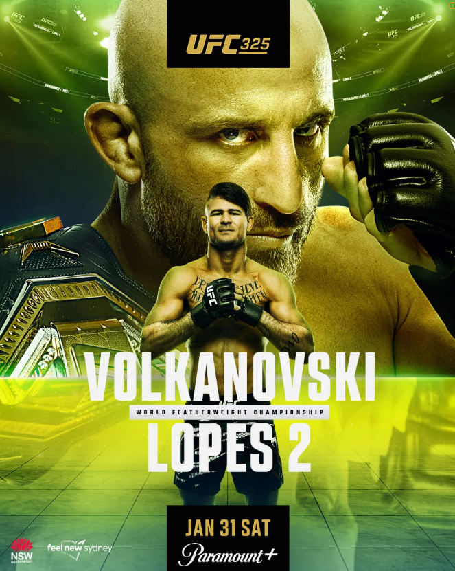  UFC 325, 볼카노프스키 vs 로페스 2차전: 챔피언의 귀환과 타이틀 사수 전략