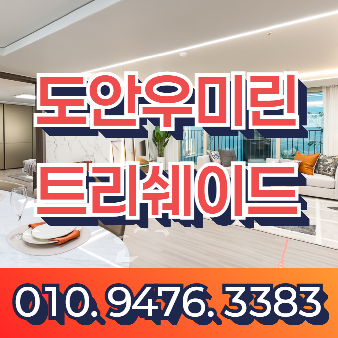  대전 도안 우트쉐 민간임대 조건 우미린 트리쉐이드 미분양