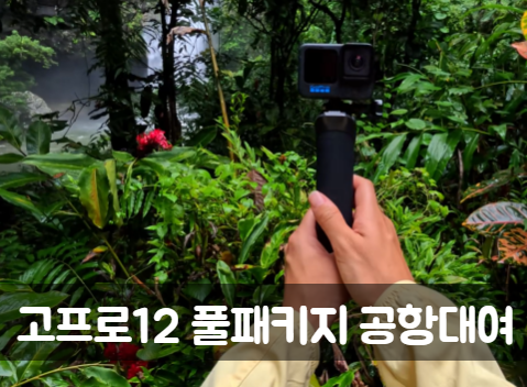  해외여행 물놀이 필수템, 새벽 출국도 OK! 인천공항 고프로12 대여 24시간 렌탈 총정리 (풀패키지)