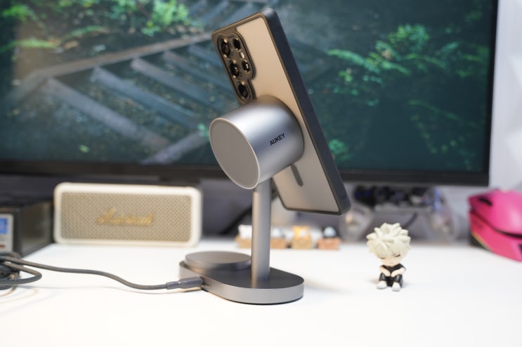  2in 1 무선 충전기 AUKEY 아오키 MagFusion 2X 사용기