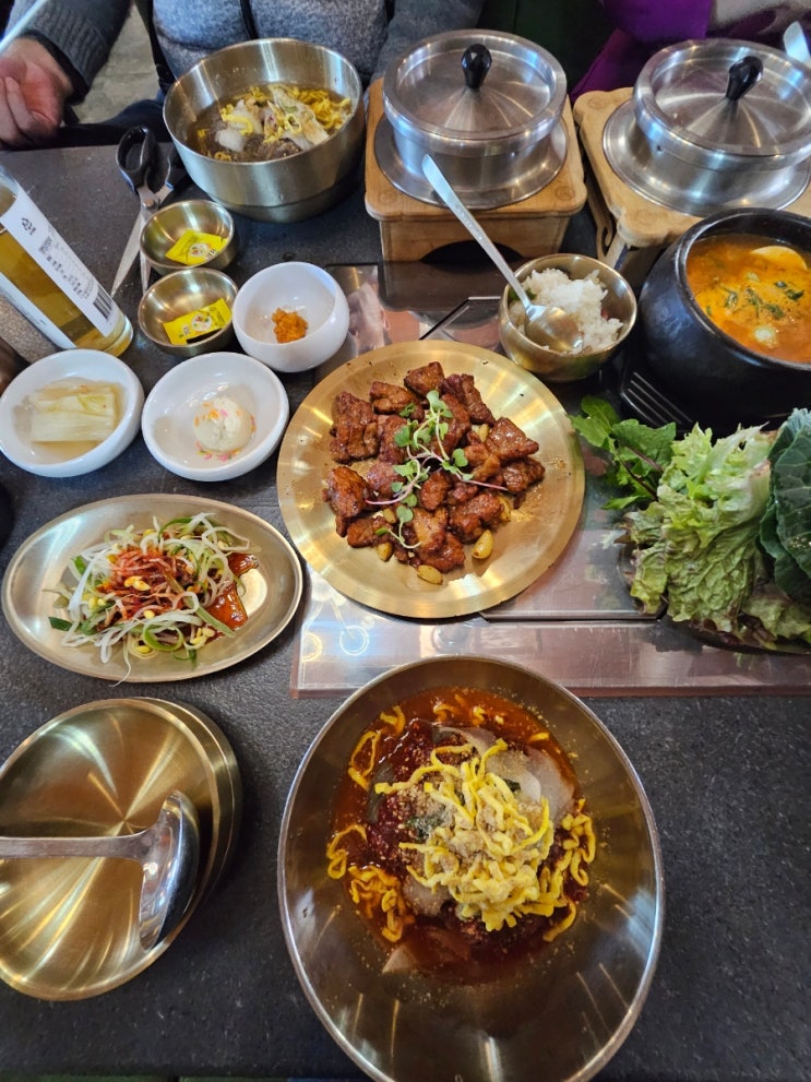  용인맛집 동백고기집 동백한옥집 돼지양념구이정식 후기 ( 용인세브란스 근처 맛집 )