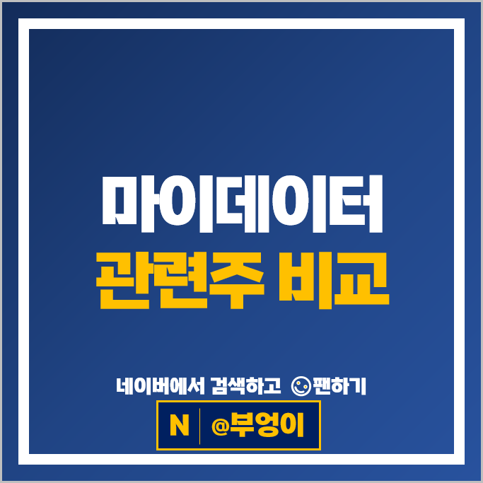 마이데이터관련주 네이버 쿠콘 주가 핑거 파이오링크 주식