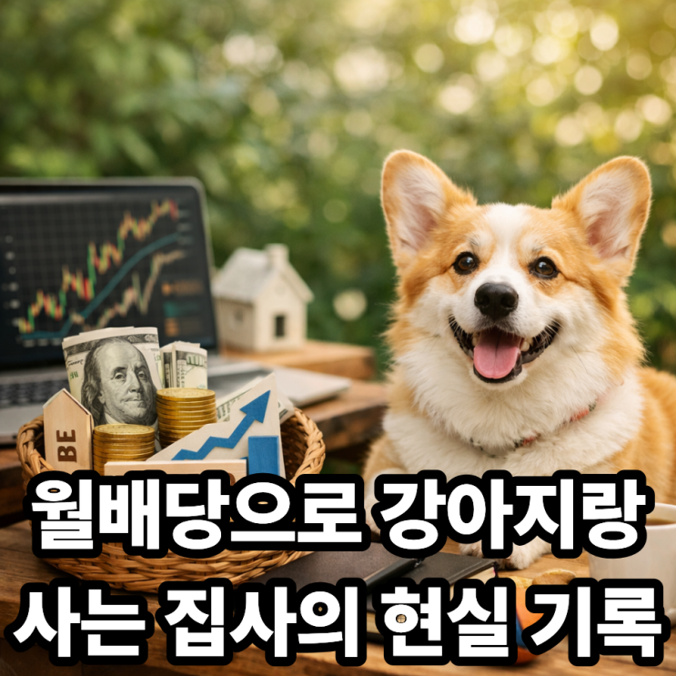  멍집사의 월배당 라이프｜월배당 투자와 반려견 일상 기록 블로그