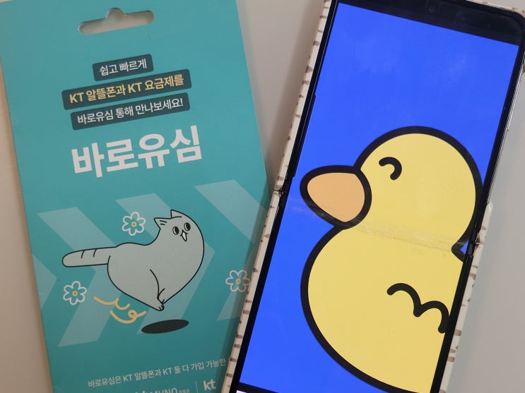  KT 바로유심 NFC 선불요금제 대리점안가고 집에서 즉시 개통