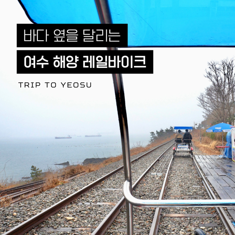 여수 해양레일바이크 비오는날 탑승후기 | 탑승요금, 운영시간 총정리