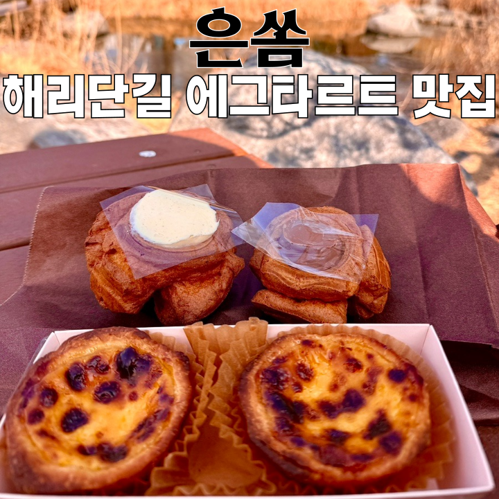  해리단길카페 은쏨 : 해운대 1등 에그타르트 맛집 [부산 해운대]