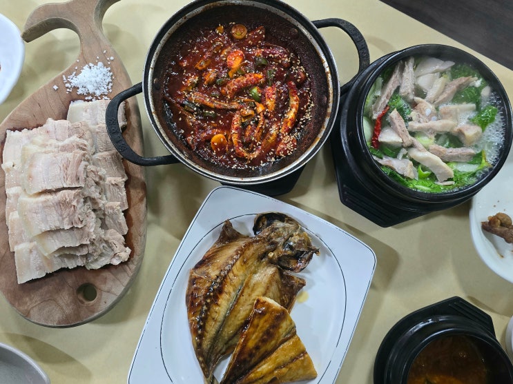  제주 현지인 도민 가성비 맛집 돔베고기 항정국 강력 추천 남원바당