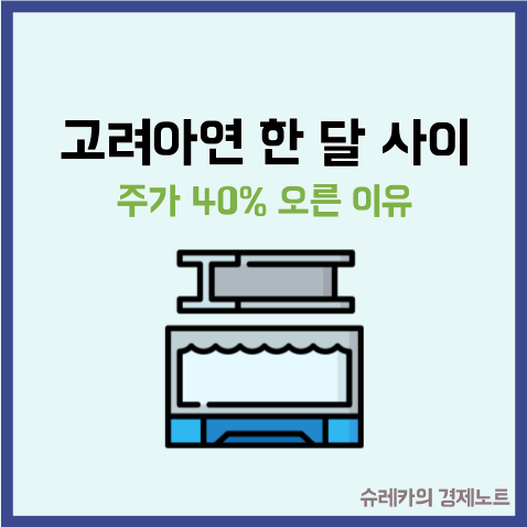  고려아연 한 달 사이 주가 40% 오른 이유