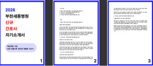  부천세종병원 신입간호사 합격 자소서: 심장전문병원 맞춤형 역량 분석