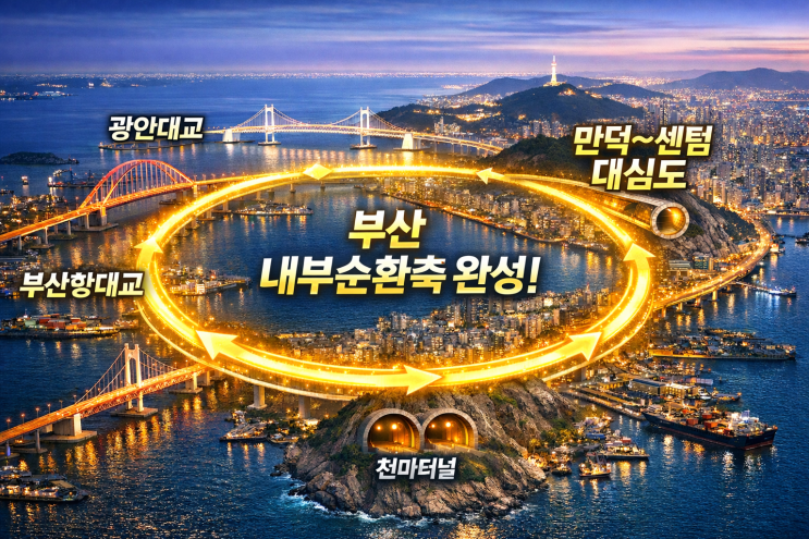  부산 대심도.. 개통 직전입니다. 무료통행일 때 한번 달려보시죠~