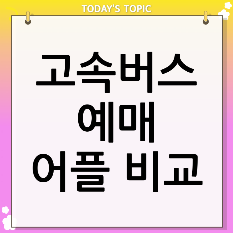 2026년 고속버스 예매 어플 완벽 가이드: 티머니GO vs 코버스 비교, 취소표 알림 및 잔여 좌석 ....