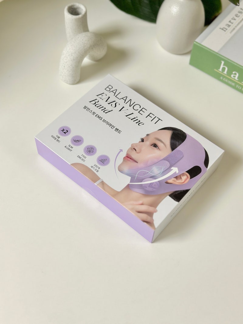 발란스핏 EMS 브이라인 밴드 홍현희 이중턱 V라인 리프팅 밴드 후기