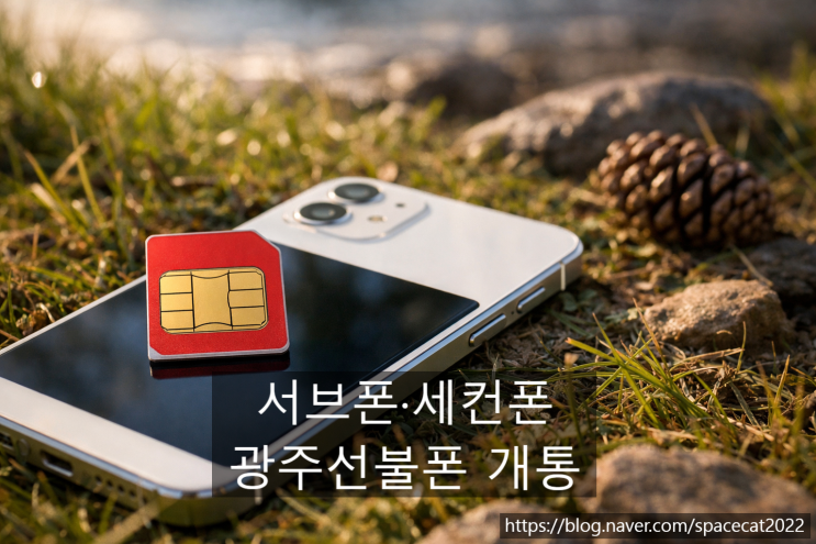  서브폰·세컨폰 필요할 때, 선불폰 유심으로 개통하는 방법 (약 10분)