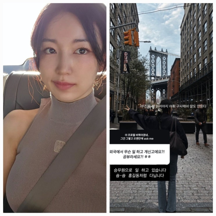 구구단 출신 하나 승무원 된 근황 나이 인스타