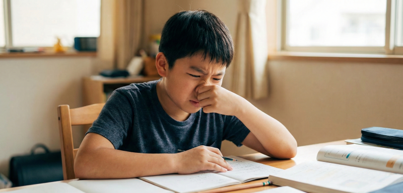 "자꾸 킁킁거려요" 우리 아이 틱(Tic) 장애일까, 비염일까?