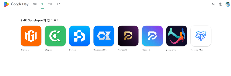  Greluma, Ctopex, Dravan, CovenantX Pro, PioneerFi, PioneerX, prospervn, Trestory Max 사기 미인가거래소 주의