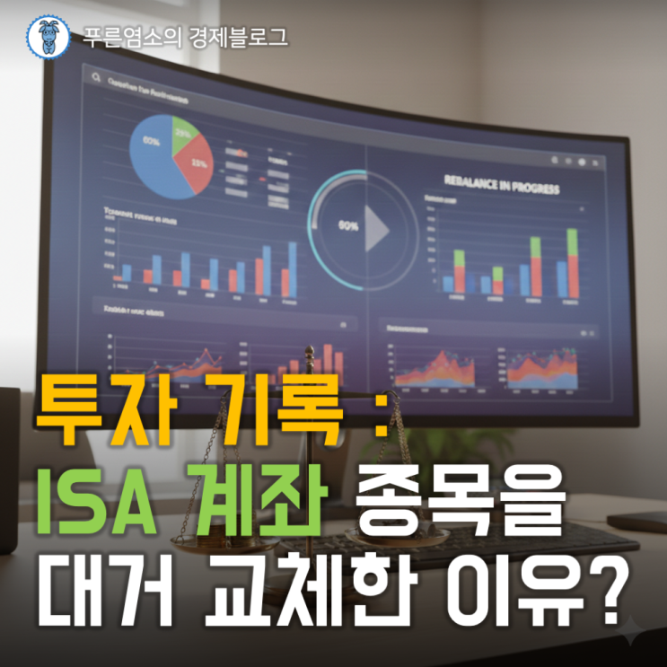  투자 기록 : ISA 계좌 포트폴리오를 대대적으로 교체한 이유는?