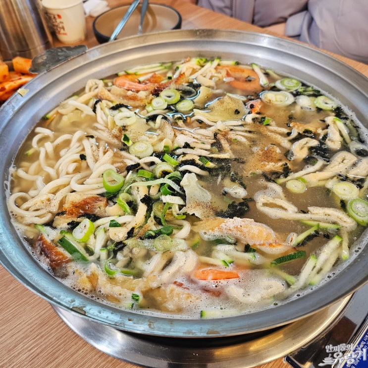  경기광주 팔당원조칼제비 시원한 황태 육수 팔당 칼제비 광주 직영점