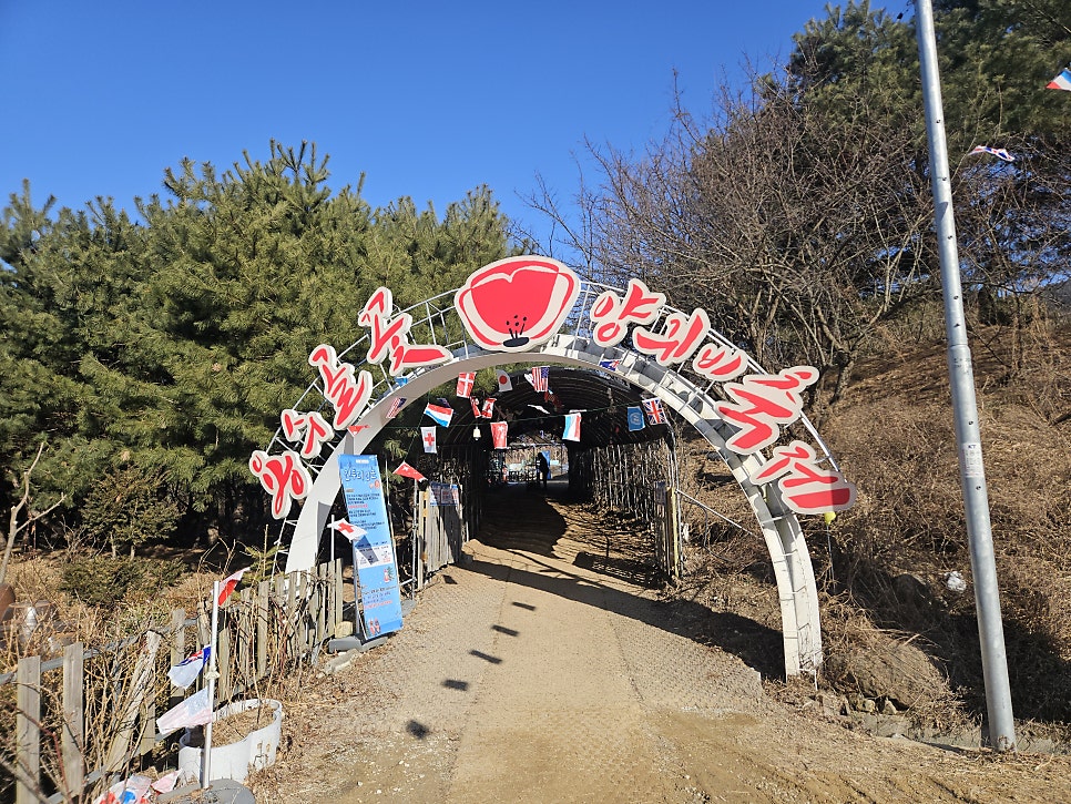 용수골얼음썰매장 사진