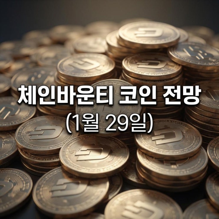  체인바운티 코인 전망 오늘 30% 폭등! 안랩 이슈와 김치코인의 부활 (1월 29일)