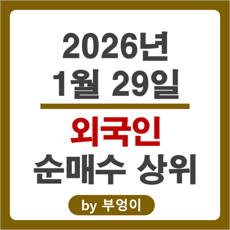 외국인 순매수 주식 두산에너빌리티 에코프로 네이버 삼성전기 주가