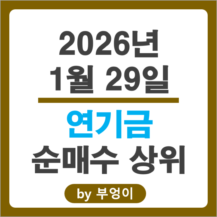 연기금 제일 많이 매수한 국내 주식은? 두산에너빌리티 SK이노베이션 주가