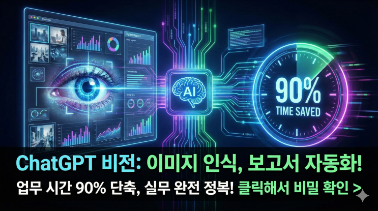  ChatGPT 비전 기능 실무 완전 정복 – 이미지 인식으로 보고서 작성 시간 90% 줄이는 법