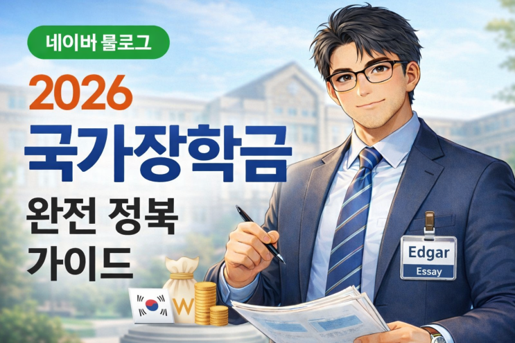  2026 국가장학금 한눈에 완전 정복 총 정리 가이드[가장 쉽게 편하게 빠르게!]