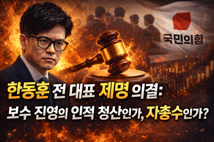  한동훈 전 대표 제명 의결: 보수 진영의 인적 청산인가, 자충수인가