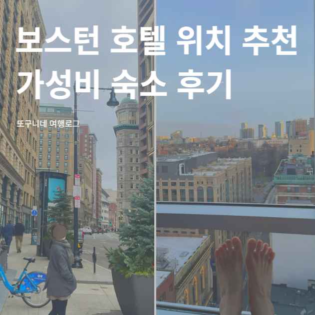  보스턴 호텔 위치 추천! 가성비 숙소 목시 보스턴 다운타운 후기