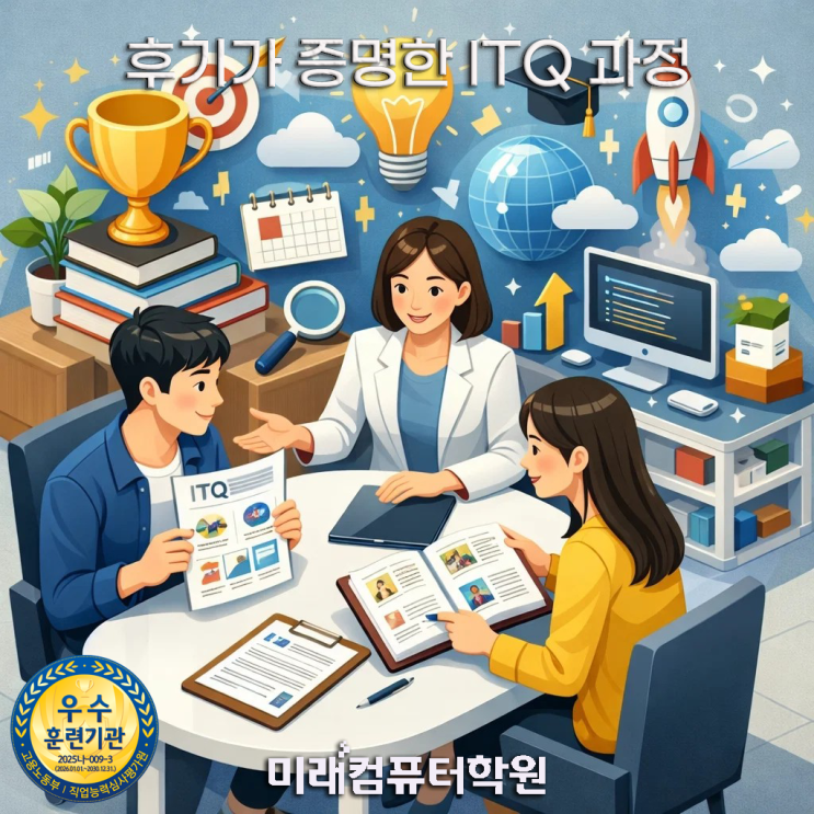  부산국비지원교육-OA마스터 국비지원! 한글·엑셀·파워포인트 자격증 후기보고 바로 신청했습니다