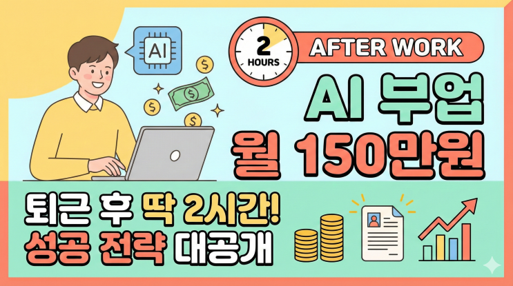  AI 이력서 제작 대행 부업으로 월 150만원, 퇴근 후 2시간 전략 공개