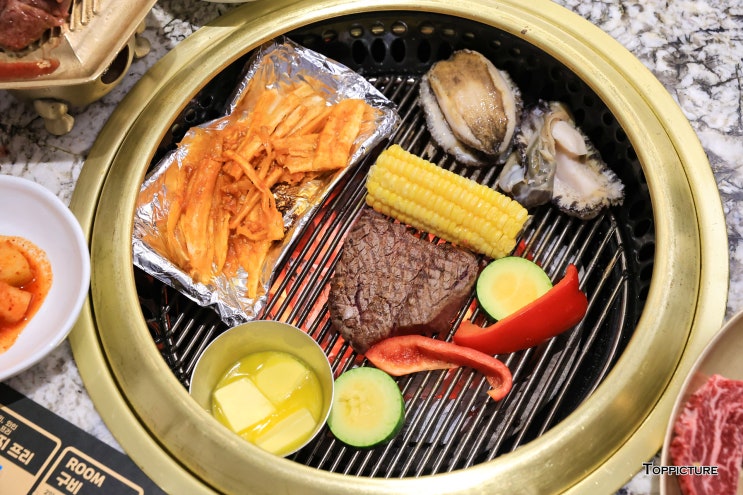  서울 마포역 소고기 룸식당에서 먹는 저녁은 고기!! <소울한우>