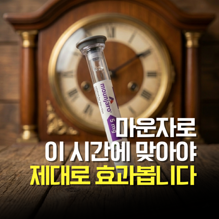  마운자로 맞는 시간, 이 주기대로 투약해야 제대로 효과봅니다