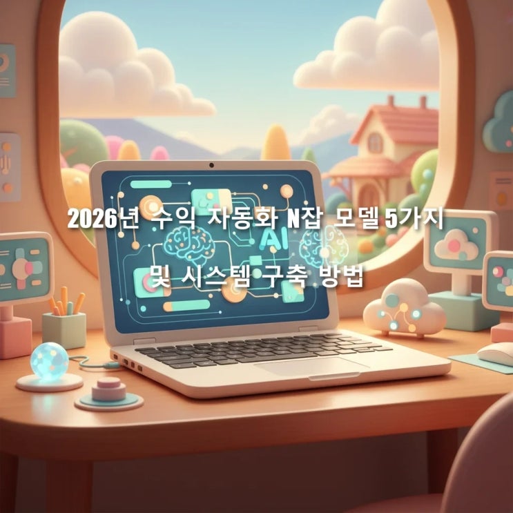 2026년 수익 자동화 N잡 모델 5가지 및 시스템 구축 방법