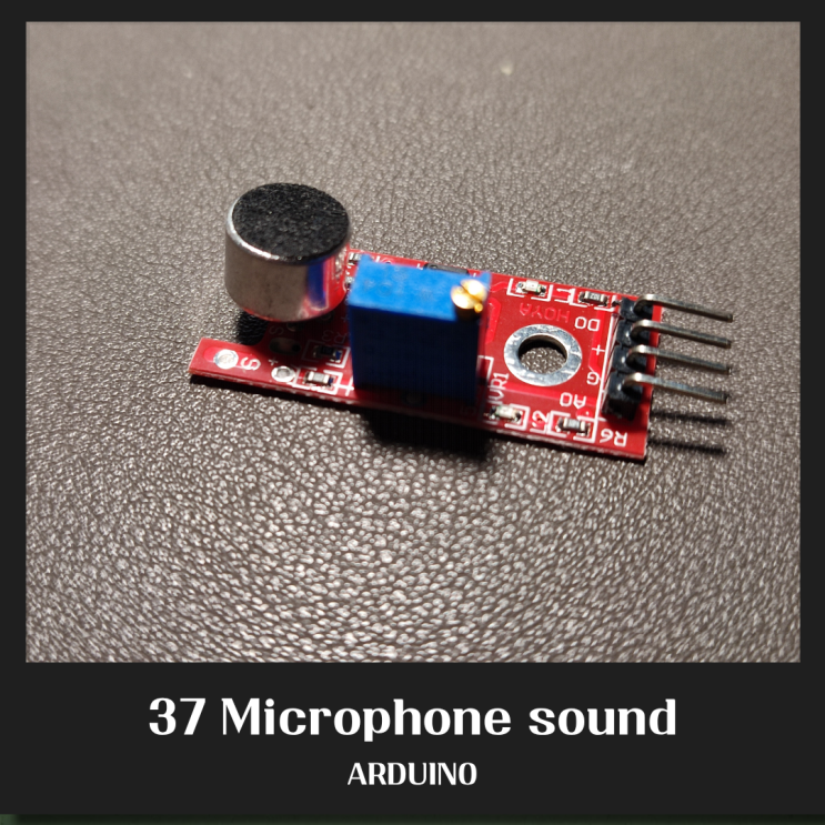  [아두이노 센서] KY-037 Microphone sound sensor