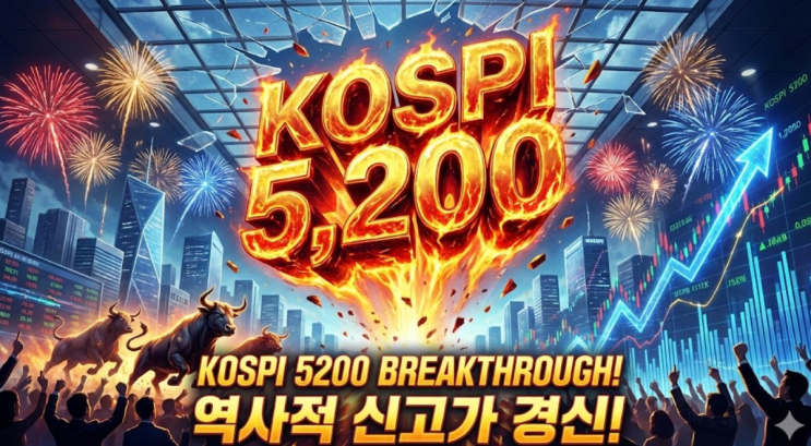  [2026.01.29 증시] 코스피 5,200 시대 개막! 삼성전자 20조 클럽 vs SK하이닉스 HBM4 독주, 그리고 2차전지의 화려한 부활