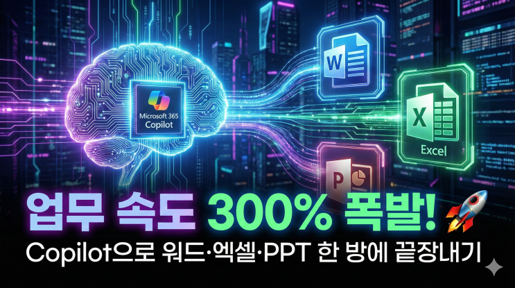  Microsoft 365 Copilot으로 Word·Excel·PPT 업무 시간 30% 단축하는 실무 완전 정복