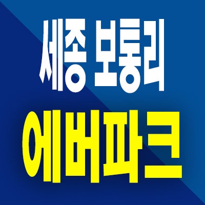  세종 민간임대아파트 확정분양가 보통리 에버파크 10년전세 공급정보