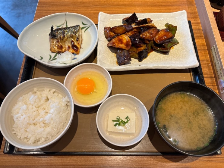  일본여행 도쿄 아침밥 가정식 조식 야요이켄