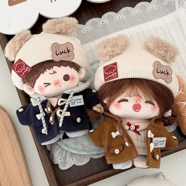  10cm 겨울 강아지 세트 인형옷 아이돌인형옷