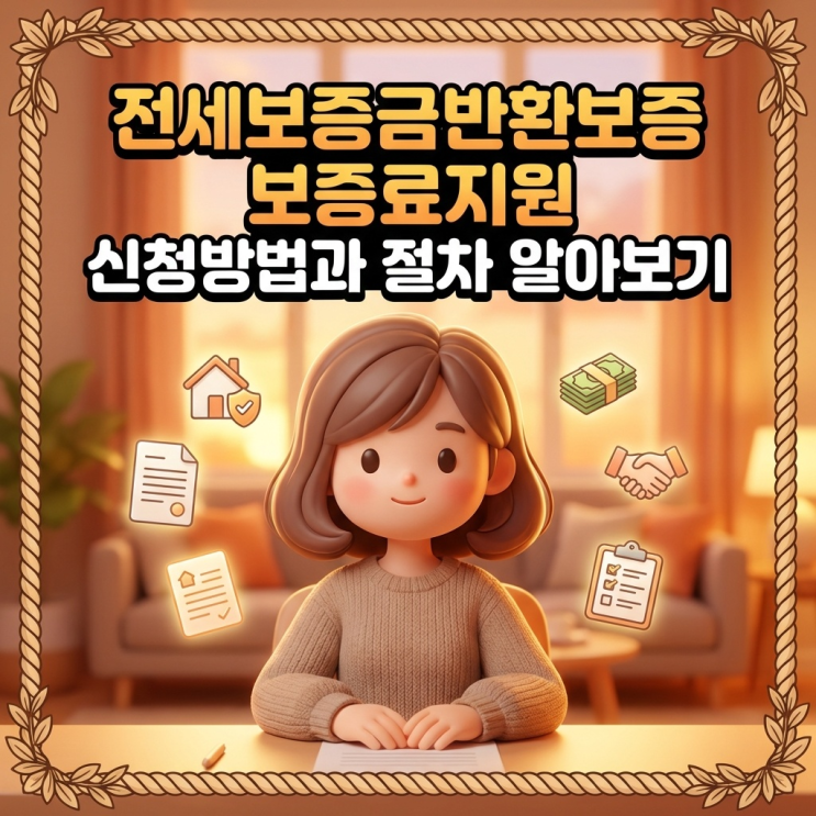  전세보증금반환보증 보증료지원 2026 신청방법과 절차 알아보기