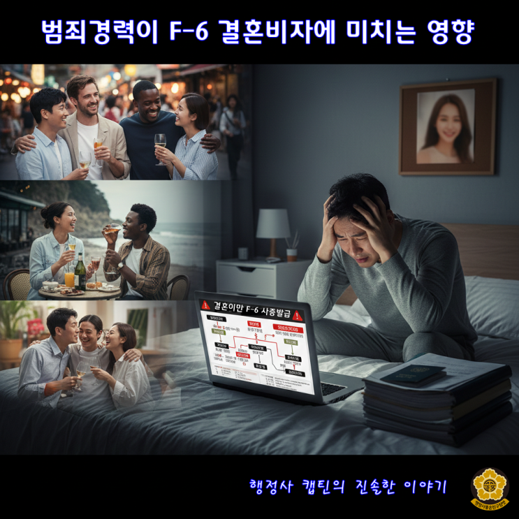  과거 범죄전력 때문에 국제결혼 포기하시나요? F-6 결혼비자 허가와 해결책의 모든 것