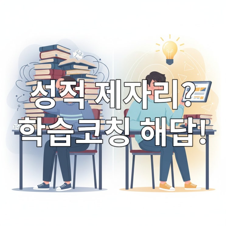  성적 안 오르는 이유 총정리! 학습코칭 꿀팁